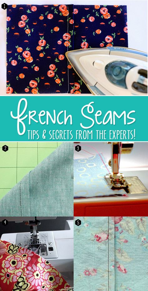 How to sew french seams. Genius tips from the experts! Sewing Seams, Sewing 101, Sew Easy, Heirloom Sewing, Sewing Class, Sewing Lessons, Big Project, French Seam, Quilting Tips