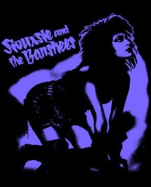 Black And Purple Goth Aesthetic, Siouxsie And The Banshees Pfp, Purple Band Aesthetic, Purple Goth Pfp, Goth Band Logos, Goth Aesthetic Purple, Purple Spooky Aesthetic, Goth Purple Aesthetic, Dark Purple Poster