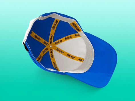 Free Customizable Inside Cap Mockup Hat Mockup, Bike Cap, Graphic Burger, Custom Tape, Cap Mockup, Design Mockup Free, Fashion Marketing, Clothing Mockup, A Cap