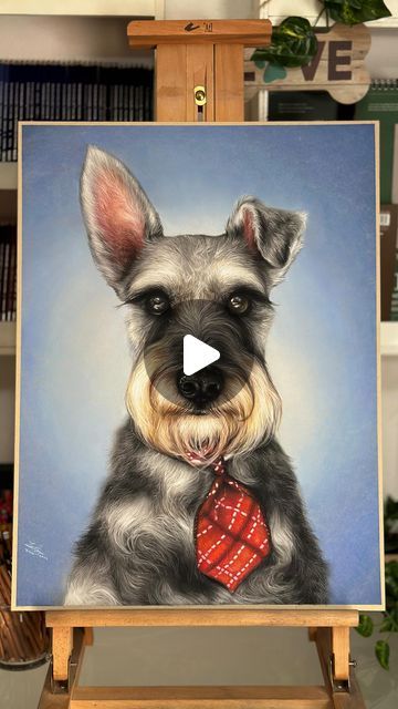 Schnauzer Drawing, Schnauzer Art, Pet Artist, School Art Projects, School Art, Artist On Instagram, Drawing Art, Art Techniques, Happy Monday