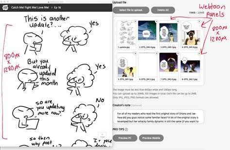 If you want to upload your webtoon onto LINE Webtoon then the webtoon size will have to be 800px wide The post Webtoon Size and Dimension Tips appeared first on S-Morishita Studio. Free Art Apps, Webtoon Format, Webtoon Artist, Webtoon Canvas, Art Tablet, Art Apps, Webtoon Comics, Clip Studio Paint, Art Programs