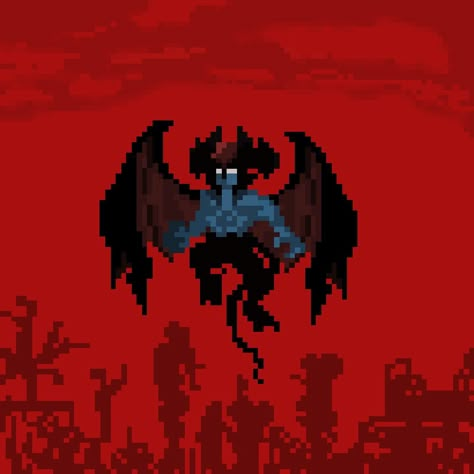 Demon Pixel Art, Bloodz Gang, Devilman Art, Ghost Games, Cool Pixel Art, Pixel Art Characters, 8 Bits, Pixel Art Design, Watch Wallpaper