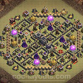 Anti Everything Bases TH9 with Links - Town Hall Level 9 Bases Copy, Page6 Coc Town Hall 9 Best Base, Townhall 9 Best Defense Base, Town Hall 9 Base Layout, Town Hall 9 Base, Clash Of Clash, Giant Bomb, Clash Of Clans, Town Hall, Gold Coins