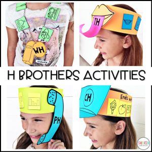 H Brothers Activities, Th Activities Digraph, Th Digraph Craft, Diagraph Activity, Ch Digraph Activities, Wh Digraph Activities, Classroom Attendance Chart, Digraphs Kindergarten, Teaching Interview Questions