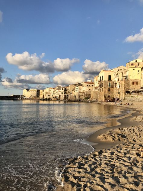 Cefalu-Sicily Cefalu Italy, Italy Summer Aesthetic, Cefalu Sicily, Italy Vibes, Live Drawing, Sicily Travel, Parisian Summer, Palermo Sicily, Italian Vacation