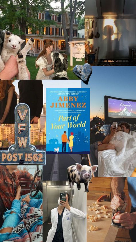 part of your world by Abby Jimenez Abby Jimenez Aesthetic, Abby Jimenez, Cooperstown New York, Part Of Your World, World Aesthetic, Romantic Book Quotes, Reading Area, Romantic Books, Book Talk