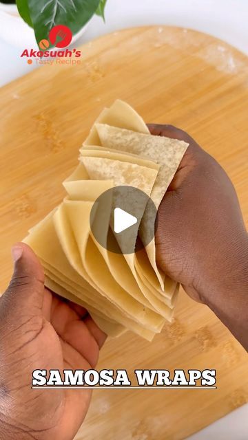 How To Make Samosa Wrap, How To Fold Samosas Step By Step, How To Make Samosas Dough, Samosa Wrapper Recipe, Samosa Dough Recipe, How To Fold Samosas, Sambusa Recipe, Baked Samosa Recipe, Samosa Wraps