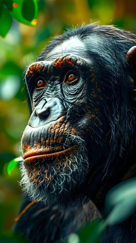 Chimpanzee Photography, Cinematic Photography Wallpaper, Animal Reference Photos, African Animals Photography, Monkey Photography, Animals Aesthetic, Fierce Animals, Animal Reference, Animal Portraits Art