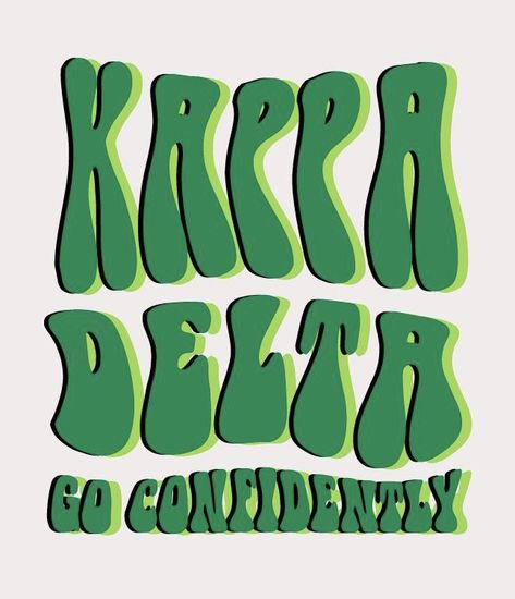 Kappa Delta Shamrock Shirts, Kappa Delta Graphic Design, Kappa Delta Prints, Kappa Delta Paintings, Kappa Delta Wallpaper, Sorority Flyers, Kappa Delta Graphic, Kappa Delta Shamrock, Kappa Delta Canvas