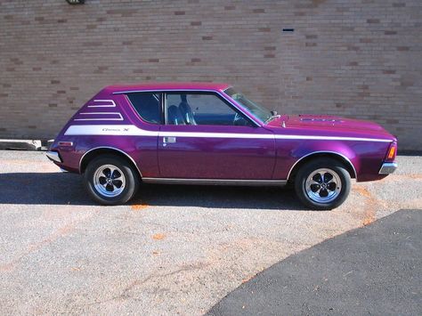 Gremlin Car, Build A Garage, Purple Cars, Amc Gremlin, Amc Rambler, American Motors Corporation, Purple Car, American Motors, Us Cars