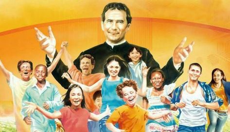 San Giovanni Bosco, Don Bosco, Church Design, Monument, Abc, Statue, Movie Posters, Anime, Film Posters