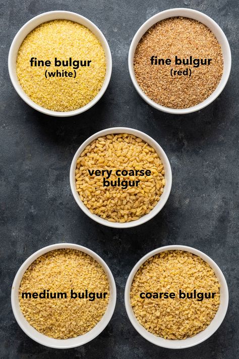 Learn how to cook bulgur of all types. Include this healthy grain in to your diet with these easy recipes. Wheat Substitute, Bulgur Soup, Bulgur Wheat Recipes, Bulgur Recipes, Bulgar Wheat, Bulgur Wheat, Bulgur Salad, Wheat Recipes, Wheat Berries