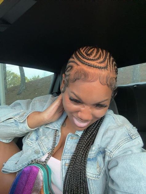 Nacia Miller - In love with the Alicia Keys braids inspo 😍😍😍 Alicia Keys Braids, Braided Hairstyles For Black Women Cornrows, Feed In Braids Hairstyles, Braided Cornrow Hairstyles, Box Braids Hairstyles For Black Women, Cute Braided Hairstyles, Braids Hairstyles Pictures, Cute Box Braids Hairstyles, Quick Braided Hairstyles