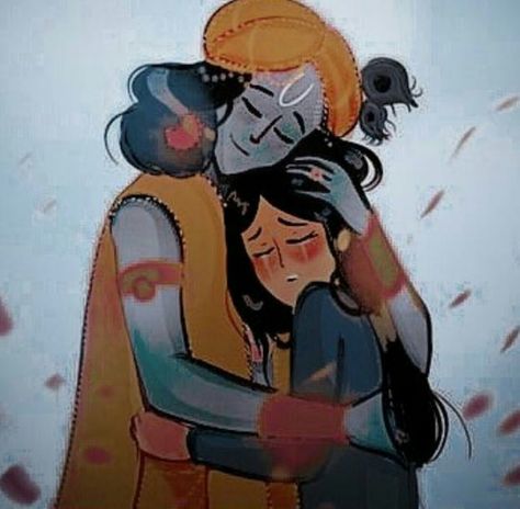 Kanha With Bhakt, Krishna Bhakt Girl, Krishna Hugging Devotee, Krishna Sakhi, Krishna Avatar, Krishna Book, Little Krishna, Lord Krishna Hd Wallpaper, Pichwai Paintings