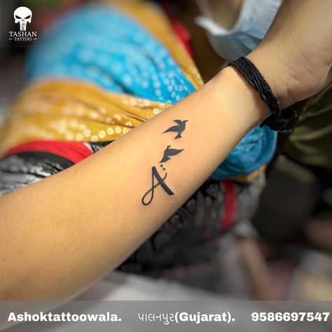 A Alphabet Tattoo On Hand, A Alphabet Tattoo Design, A Letter Tattoo Alphabet, Alphabet A Tattoo Designs, Aditi Name Tattoo Designs, A Tatoos Alphabet, A Alphabet Tattoo, Ap Tattoo Letter, Ajay Name Tattoo