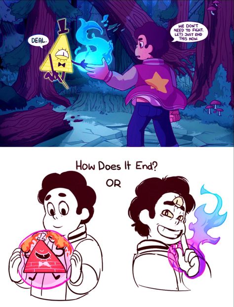 Gravity Falls Steven Universe, Steven Universe And Gravity Falls, Gravity Falls X Steven Universe, Steven Universe Gravity Falls Crossover, Steven Universe X Gravity Falls, Evil Steven Universe, Corrupted Steven, Steven Universe Crossover, Crossover Fanart