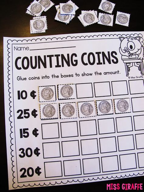 Awesome adding like coins worksheets and activities to help students skip count with money Prek Money Activities, Preschool Money Activities, Money Activities For Preschool, Penny Activities, Money Activities For Kids, Counting Money Activities, Money Games For Kids, Counting Pennies, Learning Money