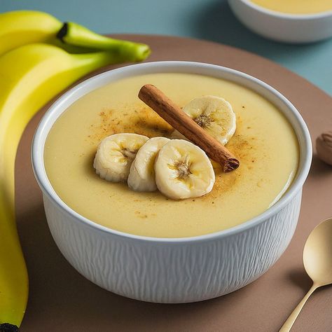 Creamy Banana Custard Recipe - Instacart Banana Custard Recipe, Banana Custard, Banana Puree, Banana Toast, Custard Recipe, Custard Pudding, Egg Custard, Custard Recipes, Baked Banana