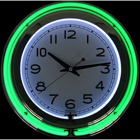 Game Room Accessories, Living Hinge, Wall Clock Light, Wall Clock Classic, Neon Clock, Neon Wall, Retro Diner, Oversized Wall Clock, Clock For Kids