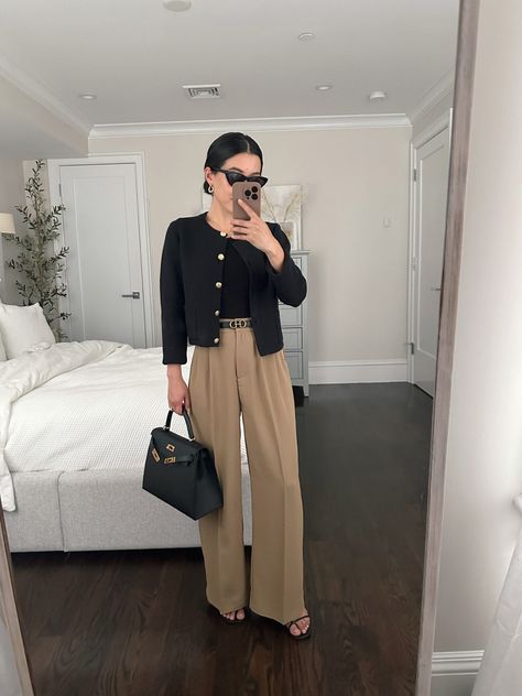 Best affordable petite trouser pants + Amazon bodysuit Networking Event Outfit, Event Outfit Ideas, Petite Work Outfits, Corporate Attire Women, Classy Business Outfits, Casual Work Outfits Women, Business Professional Outfits, Smart Casual Work Outfit, Chic Business Casual