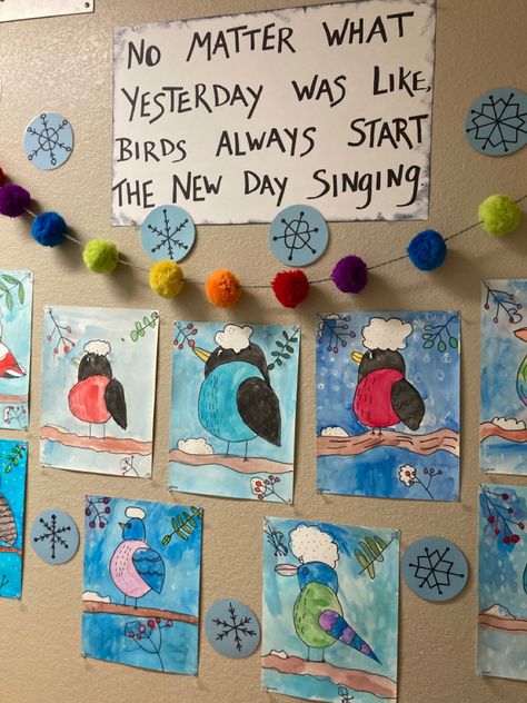 Bird Bulletin Board Ideas, Birds Classroom Theme, Bug Bulletin Board Ideas, Bird Bulletin Boards, Bird Display, Science Display, Art Bulletin Boards, Class Decor, Kindergarten Ideas