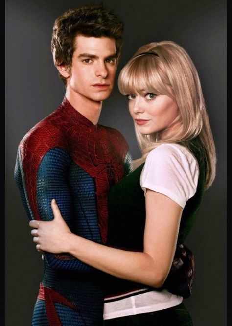 Emma Stone Gwen Stacy, Emma Stone Andrew Garfield, Spiderman Wallpaper, Spiderman 1, Andrew Garfield Spiderman, Garfield Spiderman, Peter Parker Spiderman, Spiderman 2, Celebrity Caricatures