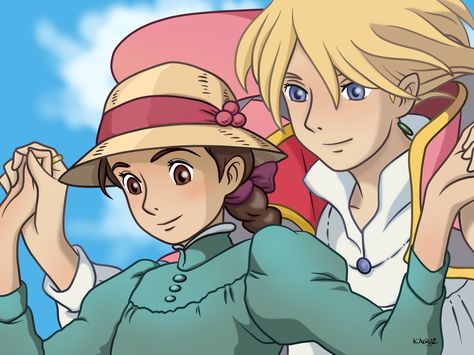 El castillo ambulante. Dibujo Digital قلعة هاول المتحركة, Howls Moving Castle Wallpaper, 하울의 움직이는 성, Personajes Studio Ghibli, Studio Ghibli Background, Howl And Sophie, Ghibli Artwork, Howl's Moving Castle, Studio Ghibli Movies