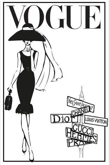 Room Posters Vintage Vogue, Vogue Aesthetic Drawing, Vogue Aesthetic Covers, Old Money Aesthetic Drawing, Vogue Drawing Sketches, Black And White Vogue Covers, Vogue Magazine Covers Vintage, Chanel Aesthetic Vintage, Vogue Sketches