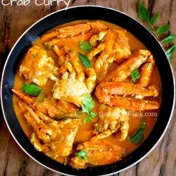 Crab curry | Jenji Gassi - Mangalore style Crab Gassi Spicy Crab Recipes, Crab Masala, Crab Curry, Iranian Cuisine, Spicy Crab, Crab Dishes, Beans Curry, Shellfish Recipes, Crab Recipes