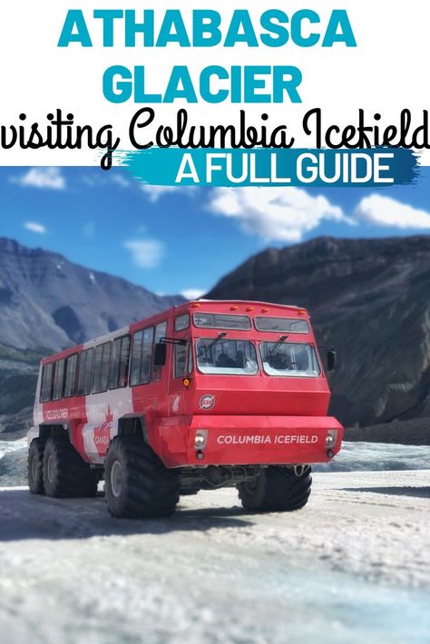 Canadian Rockies MUST DO! Check out our 9 Tips for Visiting the Columbia Icefield and adventuring out to walk on the Athabasca Glacier in Jasper National Park.  #CanadianRockies #FamilyTravel #Athabasca #JasperNationalPark Columbia Icefields, Athabasca Glacier, Backpacking Canada, Canadian Culture, Vacations In The Us, Jasper National Park, Canada Road Trip, Visit Canada, Whitewater Rafting