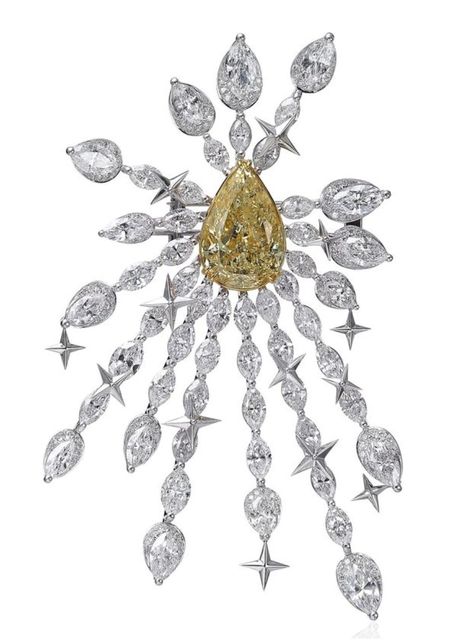 Certificate Model, Samant Chauhan, Ribbon Jewelry, Diamond Free, Pear Diamond, Design Jewelry, Van Cleef, Yellow Diamond, Gold Yellow