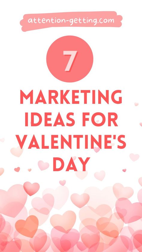 Check out these awesome marketing and promotional ideas for Valentines Day at attention-getting.com #valentinesday #marketingideas Promotional Ideas, Promotion Ideas, Marketing Ideas, Online Business, Promotion, Valentine's Day, Valentines Day, Small Business, Valentines