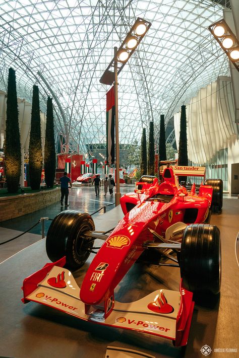 Ferrari World Abu Dhabi Aesthetic, 2023 Cars, Dubai Things To Do, Ferrari World Abu Dhabi, Ferrari Italia, Ferrari Black, Ferrari 812 Superfast, Race Car Driving, Wallpaper Luxury