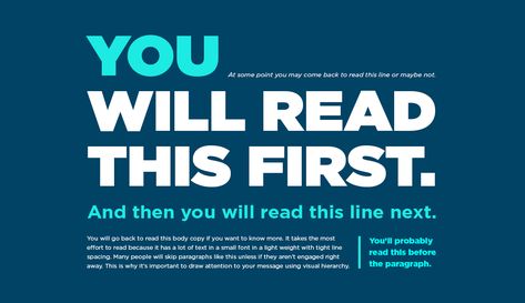 Visual hierarchy is important for connecting and communicating with your audience. It's a way to creatively guide your customers through a message on your website, ad and other marketing pieces! Learn about the ways you can use visual hierarchy in our blog! Design Hierarchy, Hierarchy Design, Business Bestie, Type Anatomy, Attractive Fonts, Alphabet City, Visual Hierarchy, Writing Systems, Design Tech