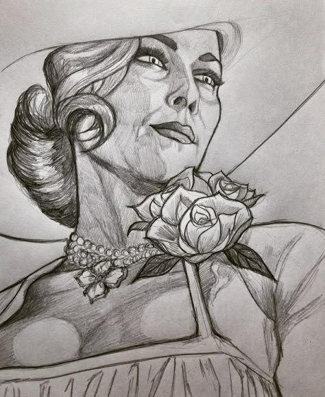 Lady Dimitrescu Sketch, Lady Dimitrescu Drawing, Resident Evil Drawing, Vampire Sketch, Gwendolyn Christie, Village Drawing, Three Roses, Resident Evil Girl, Lady Dimitrescu