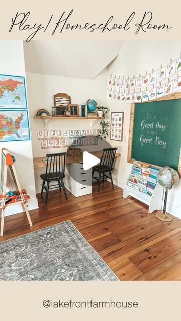 Playroom Homeschool Room, Homeschool Room Ideas, Homeschool Room Design, Homeschool Room, Study Area, His Office, The Toys, Toddler Mom, School Room