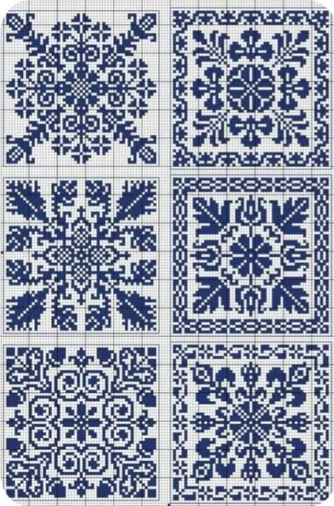 Repeating Crochet Pattern, Cross Stitch Patterns Geometric, Cross Stitch Ideas Projects, Tapestry Crochet Patrones, Geometric Cross Stitch Patterns, Geometric Cross Stitch, Cross Stitch Geometric, Blackwork Embroidery, Geometric Drawing