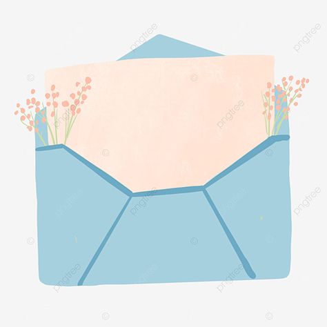 Envelope Background, Spring Flower Clipart, Envelope Illustration, Flower Envelope, Watercolor Envelope, Flower Png Images, Watercolor Spring, Rose Gold Wallpaper, Remove Background From Image