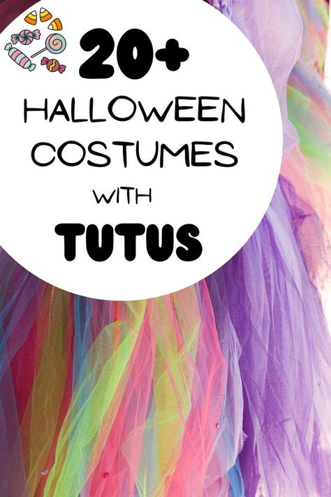 Halloween Costumes With Tutus, Costumes With Tutus, Tutu Halloween Costumes, Tulle Halloween Costumes, Halloween Costumes For Toddlers, Fun Costume Ideas, Quick N Easy Halloween Costumes, Halloween Costumes Last Minute, Costumes For Toddlers