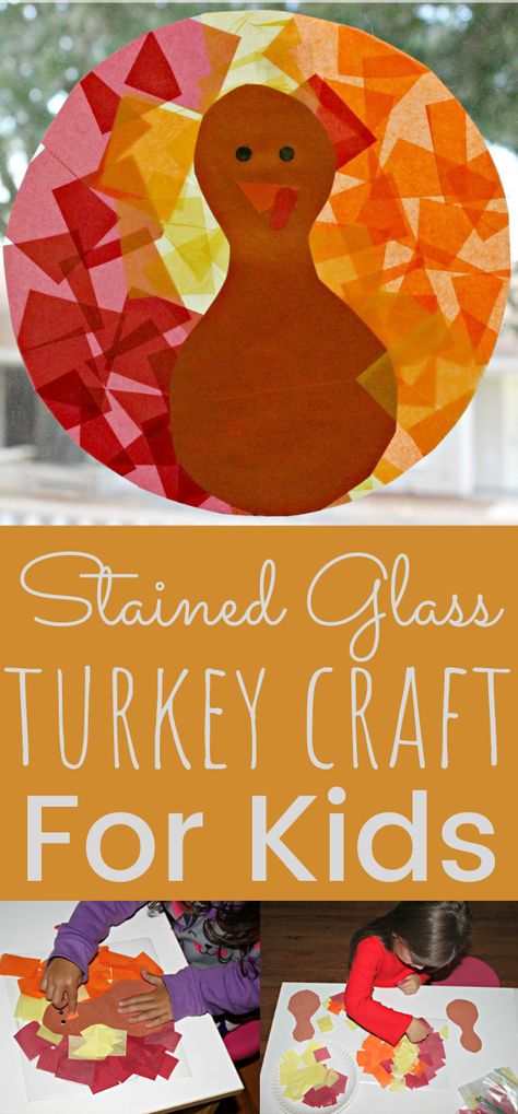 Tissue Paper Stained Glass Turkey Kids Craft Turkey Window Craft, Tissue Paper Stained Glass For Kids, Turkey Mosaic Craft, Turkey Stained Glass Craft, Tissue Paper Thanksgiving Crafts, Tissue Paper Stained Glass Christmas, Turkey Tissue Paper Craft, Turkey Art Toddlers, Tissue Paper Turkey Craft