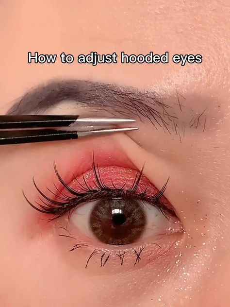 TikTok · SWEETPINK beauty.PH Hooded Eyes Tutorial, Eye Makeup For Hooded Eyes, Eyeshadow For Hooded Eyes, Hooded Eye Makeup Tutorial, Pink Eyeshadow Look, Pink Eye Makeup, Makeup Hacks Tutorials, Eye Makeup Techniques, Hooded Eye Makeup