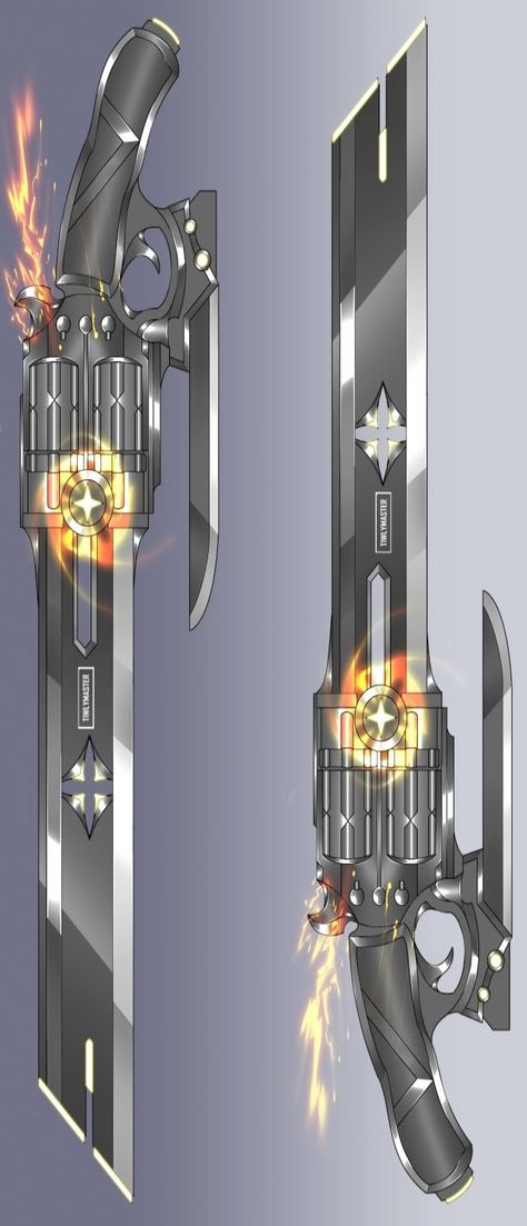 Gunblade Concept Art, Warframe Armor, Tactical Swords, Cyberpunk Design, Super Powers Art, Fantasy Props, Cool Swords, Robots Concept, Robot Concept Art