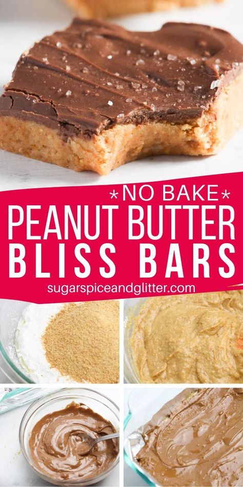 How to make peanut butter bliss bars, the best peanut butter and chocolate dessert bar recipe Peanut Butter Dessert Bars, Reese's Recipes, No Bake Peanut Butter Bars, Chocolate Dessert Bar, Bliss Bars, Chocolate Peanut Butter Bars, Butter Desserts, Dessert Squares, Blackstone Recipes