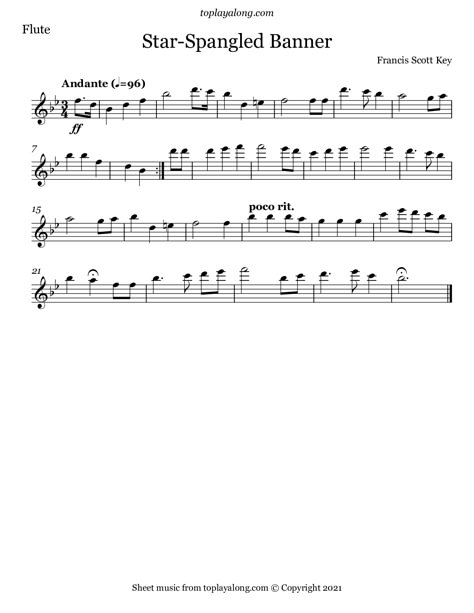 Star Spangled Banner Flute Sheet Music, Imperial March Flute Sheet Music, Sheet Music For Flutes, Gravity Falls Flute Sheet Music, Flute Songs For Beginners, Arabian Nights Flute Sheet Music, Rush E Flute Sheet Music, Kahoot Music Flute, Easy Flute Songs