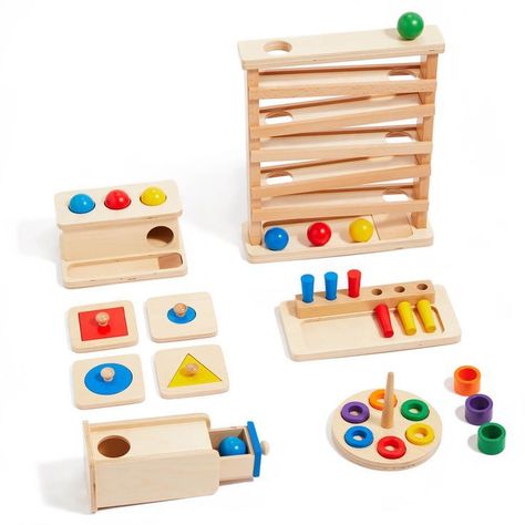 Montessori Toys for Baby's Learning & Development. Everything your baby ages 11-13 months needs for their early development is in our Level 4 delivery!  #montessoritoys #montessori Montessori Baby Activities, Diy Sensory Board, Learning Development, Montessori Playroom, Montessori Baby Toys, Toys For Babies, Montessori Ideas, Montessori Baby, Montessori Toddler