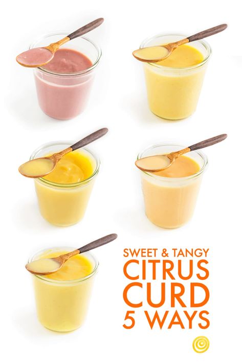 Your Template for Sweet and Tangy Citrus Curd, 5 Ways | Kitchn Citrus Curd, Grapefruit Curd, Curd Recipes, Fruit Curd, Pie Fillings, Recipe Notebook, Citrus Recipes, Sweet Sauces, Curd Recipe