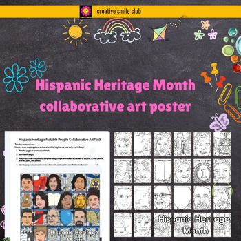 How to Use the Hispanic Heritage Month Art Activity in ClassCelebrate Hispanic Heritage Month with a creative and collaborative art project using our engaging Hispanic Heritage Month Art Activity. This hands-on lesson is perfect for exploring and appreciating the rich cultural traditions of the Hisp... Hispanic Heritage Month Art, Hispanic Heritage Month Lessons, Collaborative Art Projects For Kids, Hispanic Heritage Month Crafts, Poster Activity, Hispanic Heritage Month Activities, Hispanic Art, Cultural Traditions, Collaborative Art Projects