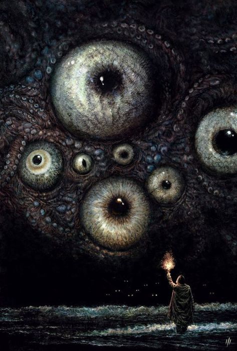 Cosmic Horror Monster, Eldritch Eye, Cosmic Horror Art, Horror Cosmico, Lovecraft Art, Bloodborne Art, Horror Vintage, Lovecraftian Horror, Graphisches Design