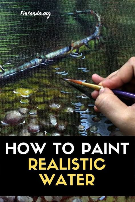 In this video, I am showing How to Paint Pond Water in Easy Acrylic paint on Canvas Step by Step. It is going to be very Relaxing to watch. Here I am describing each and every step of the painting. Queries solved in this video: How to Paint Pond Water? Quick and Easy Way to Paint Realistic Water. How to Paint Stones? How to paint Water Reflection? How to Paint a Log? How to Paint Birds? How to Paint Shallow Water? #acrylicpaintings #pintandoblog #painting #paintwater #realisticpainting River Painting Acrylic Tutorial, How To Paint Rocks Under Water, Abstract Water Painting Acrylics, Creek Painting Acrylic, How To Paint Rocks On Canvas, Painting Waterfalls Step By Step, Waterfall Painting Acrylic Step By Step, Pond Painting Acrylic, How To Paint Water With Acrylic