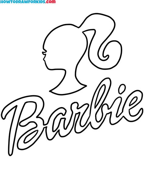 Barbie Coloring Pages - Free Printables for Kids Black Barbie Coloring Pages, Barbie Letters Free Printable, Barbie Images Free Printable, Free Barbie Printables, Barbie Coloring Sheets, Barbie Elements, Barbie Coloring Pages Free Printable, Pumpkin Stencils Free Printable, Cartoon Mural